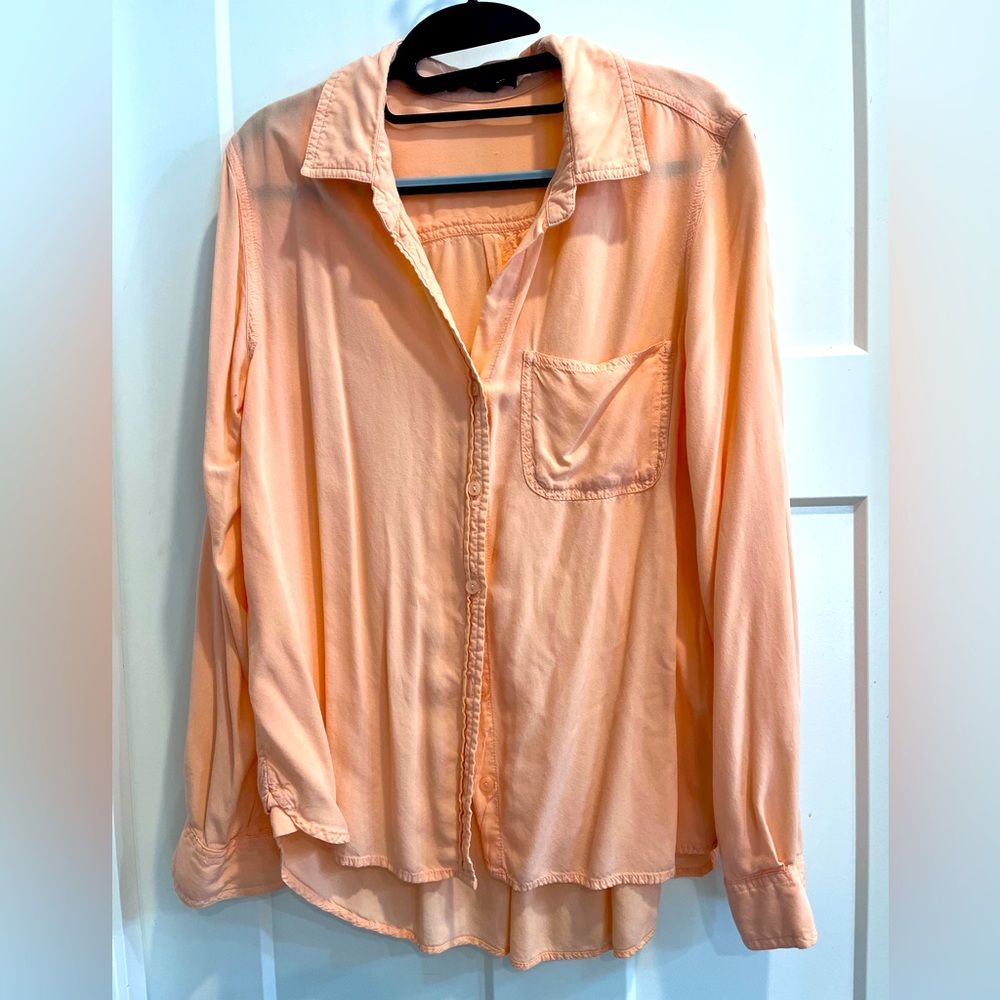 Velvet Heart peach super soft 100%rayon shirt